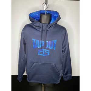 MENS Tapout Hoodie Blue Size Medium Polyester Long Sleeve MMA